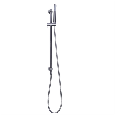 Showers Modern National Star Mini Shower On Rail Colour: Electroplated Gunmetal Place & Palette