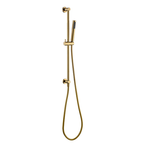 Showers Modern National Star Mini Shower On Rail Colour: Pvd Polished Brass Place & Palette