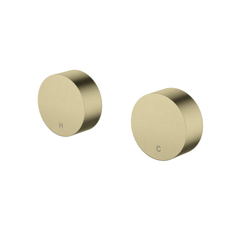 Tapware Modern National Star Mini Wall Top Assemblies Style: Round Colour: Pvd Brushed Bronze Place & Palette