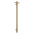 Thermorail 12 Volt Vertical Bar With Optional Hook-Accessories-Thermogroup-Straight/Round-Brushed Brass 30W-place-and-palette