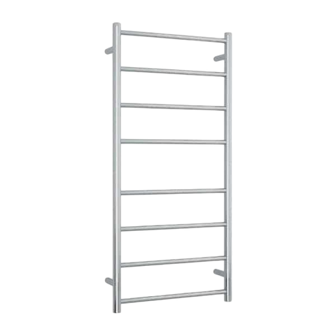 Accessories Thermogroup Thermorail Heated Towel Rail - Straight/Round Colour: Polished Stainless Steel Size: 8 Bars - 530x1120x122mm (80 Watts) Place & Palette