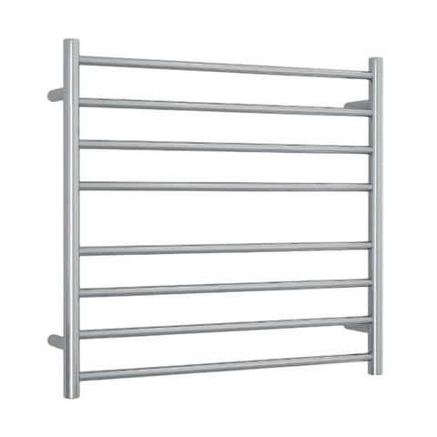 Accessories Thermogroup Thermorail Heated Towel Rail - Straight/Round Colour: Polished Stainless Steel Size: 8 Bars - 750x700x122mm (104 Watts) Place & Palette