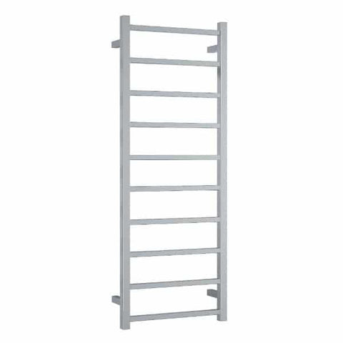 Thermorail Heated Towel Rail - Straight/Square-Accessories-Thermogroup-Polished Stainless Steel-10 Bars - 450x1200x120mm (89 Watts)-place-and-palette