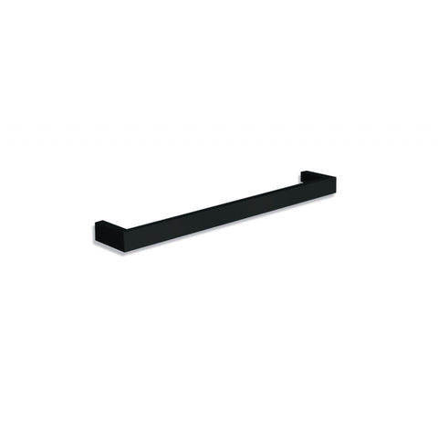 Thermorail Heated Towel Single Rail - Square-Accessories-Thermogroup-632x40x100mm (23 Watts)-Matt Black-place-and-palette