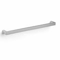 Thermorail Heated Towel Single Rail - Square-Accessories-Thermogroup-832x40x100mm (30 Watts)-Polished Stainless Steel-place-and-palette