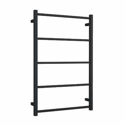 Thermorail Non-Heated Ladder Towel Rail - 5 Bars-Accessories-Thermogroup-Straight/Square-Black-650x1000x120mm-place-and-palette