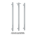 Accessories Thermogroup Round Polished Non-Heated Vertical Single Towel Rail Colour: Polished Stainless Steel Place & Palette
