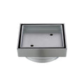 Tile Insert Waste-Accessories-Modern National-Electroplated 
Brushed Chrome-115mm/95mm Outlet-place-and-palette