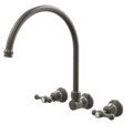 Tapware ParTaps Tudor Lever Spa Set XL Wall Swivel - Ceramic Disc Colour: Volcanic Grey Place & Palette