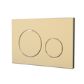 Universal Wall Flush Button Round-Toilets-ParTaps-Brushed Brass Gold-place-and-palette