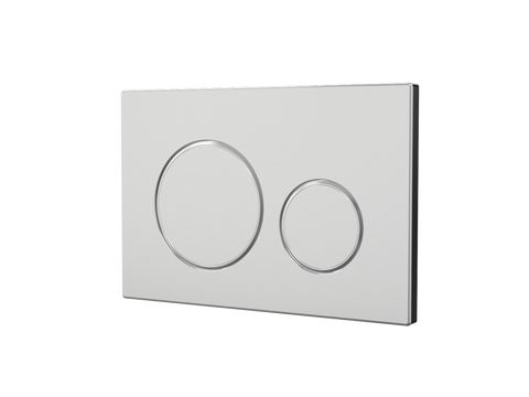 Universal Wall Flush Button Round-Toilets-ParTaps-Brushed Chrome-place-and-palette