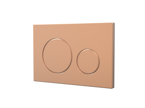 Universal Wall Flush Button Round-Toilets-ParTaps-Brushed Copper-place-and-palette