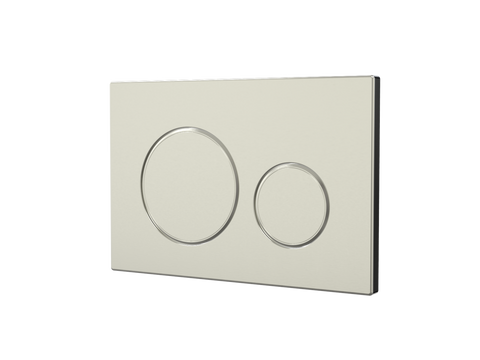 Universal Wall Flush Button Round-Toilets-ParTaps-Brushed Nickel-place-and-palette