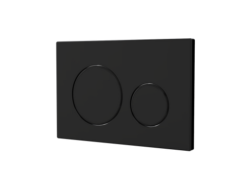 Universal Wall Flush Button Round-Toilets-ParTaps-Midnight Black-place-and-palette