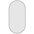 Pill-Shaped Framed Mirror - Place & Palette