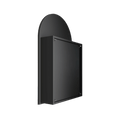 Mirrors Thermogroup Arch-Shaped Mirror Cabinet Colour: White Place & Palette