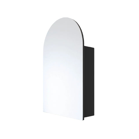 Mirrors Thermogroup Arch-Shaped Mirror Cabinet Colour: Black Place & Palette