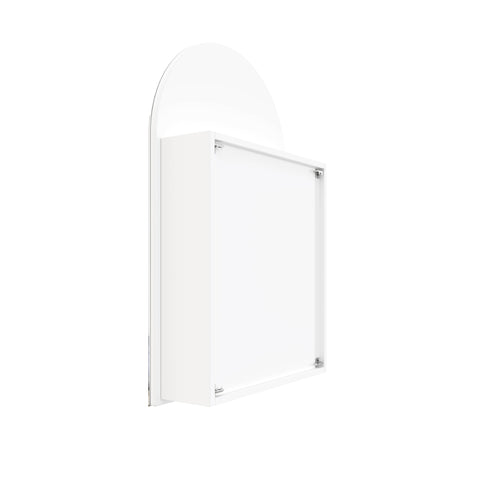 Mirrors Thermogroup Arch-Shaped Mirror Cabinet Colour: White Place & Palette