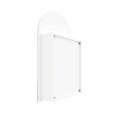 Mirrors Thermogroup Arch-Shaped Mirror Cabinet Colour: White Place & Palette