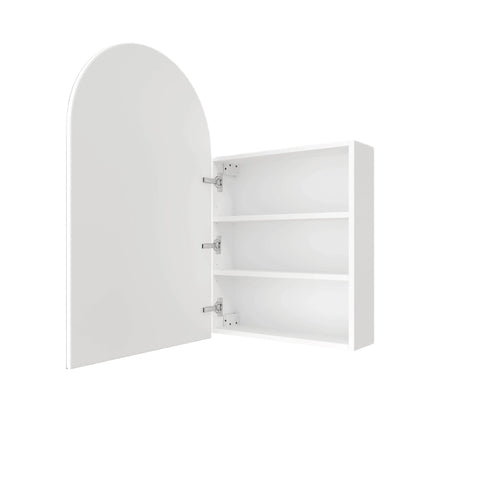 Mirrors Thermogroup Arch-Shaped Mirror Cabinet Colour: White Place & Palette