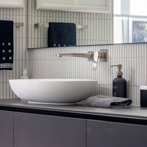 Basins Pietra Bianca Valentina Basin Colour: Malibu Solid Place & Palette