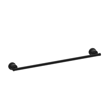 York Single Towel Rail-Accessories-Nero-Matte Black-place-and-palette