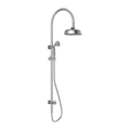 Showers Nero York Twin Shower With Metal Hand Shower Colour: Chrome Place & Palette