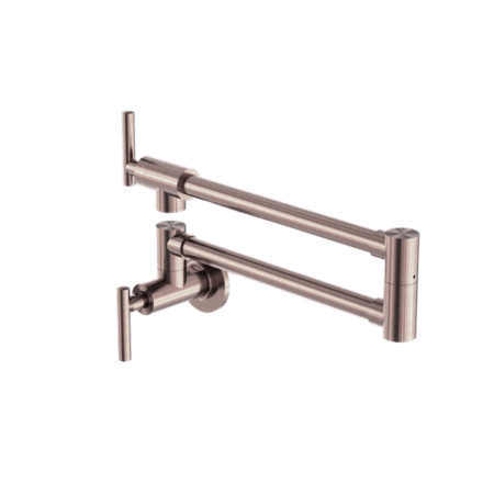 Tapware Nero Zen 316L Stainless Steel Pot Filler Colour: Brushed Bronze Place & Palette