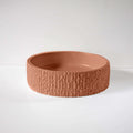 Basins Sticks & Stone Co Concrete Round Rugged Basin Colour: Barossa Place & Palette