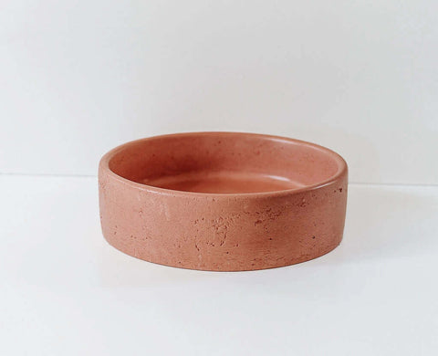 Basins Sticks & Stone Co Concrete Round Textured Basin Colour: Barossa Place & Palette