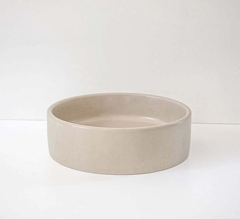 Basins Sticks & Stone Co Concrete Polished Round Basin Colour: Barren Place & Palette