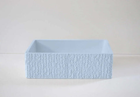 Basins Sticks & Stone Co Concrete Rectangle Rugged Basin Colour: Bondi Place & Palette