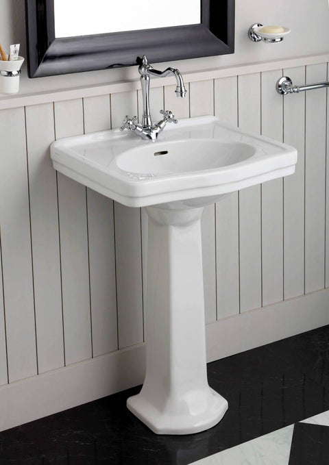 Basins Turner Hastings Claremont Basin Size: 68x51 Mounting: Basin Only (Wall Hung) Taphole: No Taphole Place & Palette