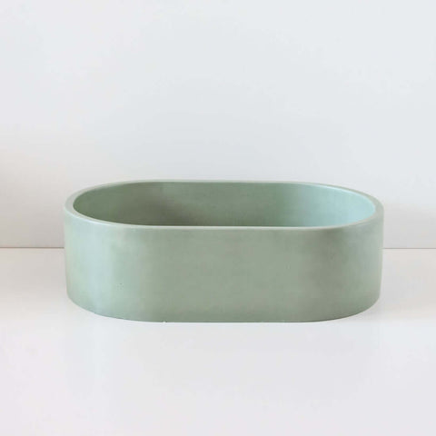 Basins Sticks & Stone Co Concrete Polished Vessel Basin Colour: Maleny Place & Palette