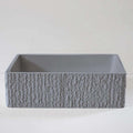 Basins Sticks & Stone Co Concrete Rectangle Rugged Basin Colour: Jimbour Place & Palette