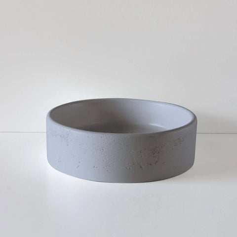 Basins Sticks & Stone Co Concrete Round Textured Basin Colour: Jimbour Place & Palette